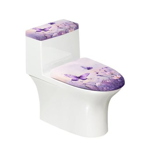 Christmas Toilet Lid and Tank Cover Set for Bathroom Decor K51670