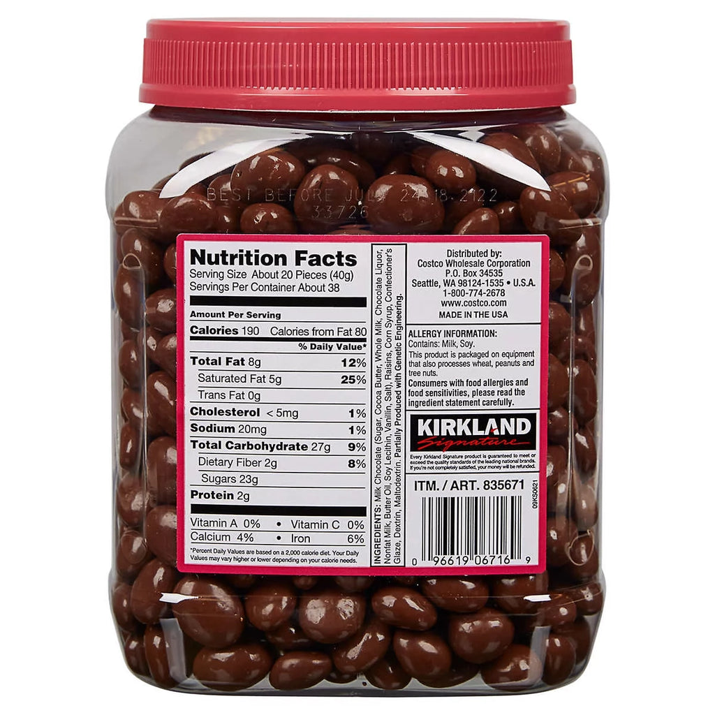 Milk Chocolate with Raisins, 54 Ounce D636882