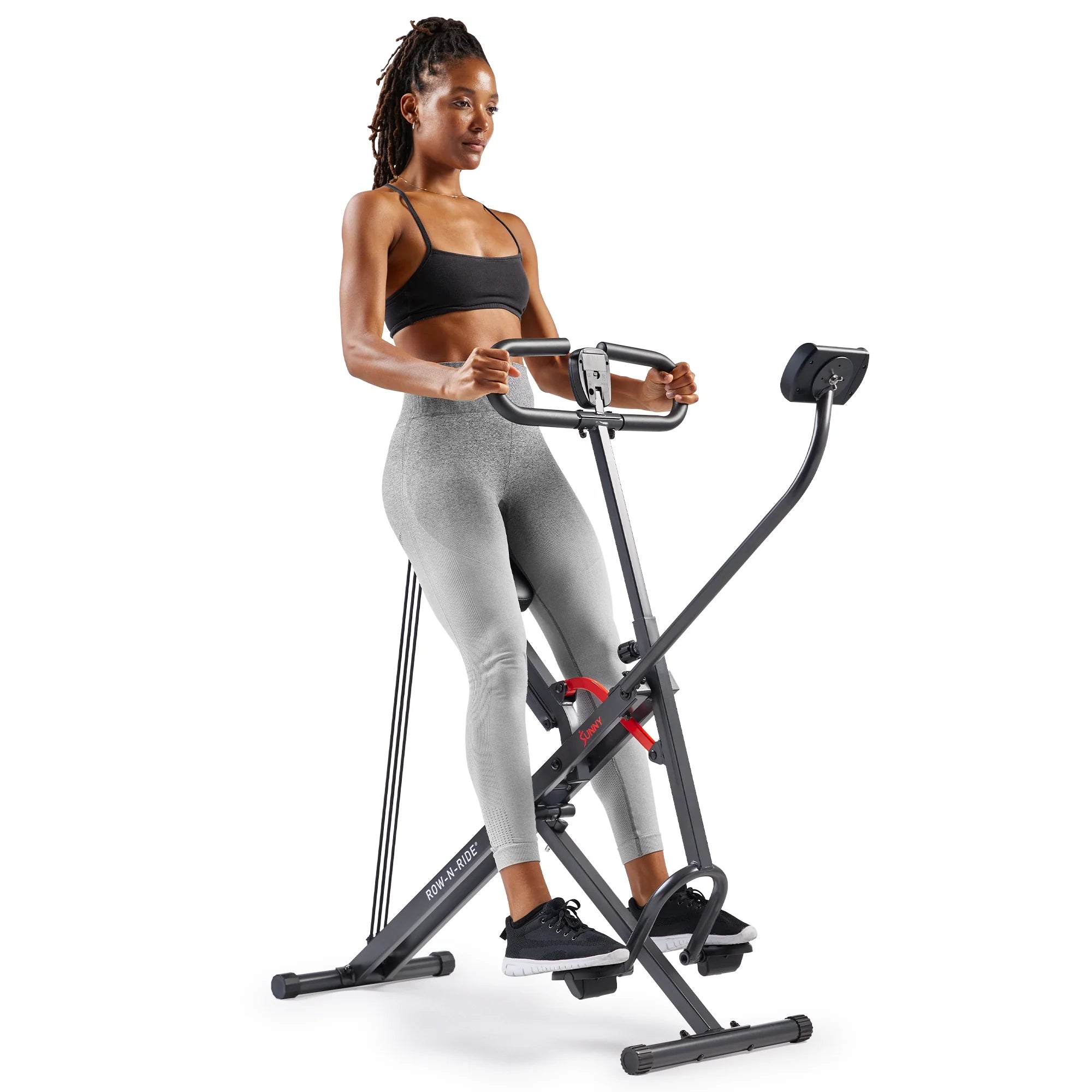 Smart Upright Row-N-Ride Exerciser with Adjustable Resistance U2763
