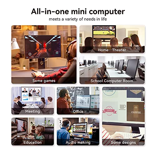 Mini PC with AMD Ryzen 7 5800H, 16GB RAM, 1TB SSD, Triple Display F85299