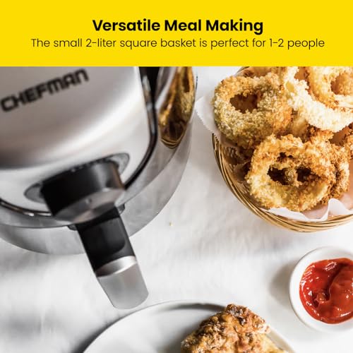2 Qt Mini Air Fryer with Digital Timer and Nonstick Basket K944
