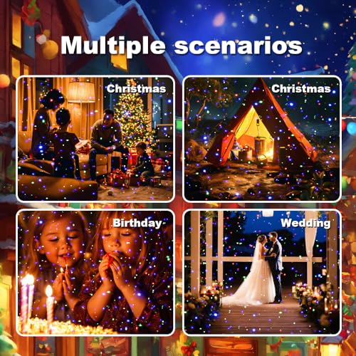 Laser Christmas Projector Lights Outdoor with Remote, Waterproof D5764