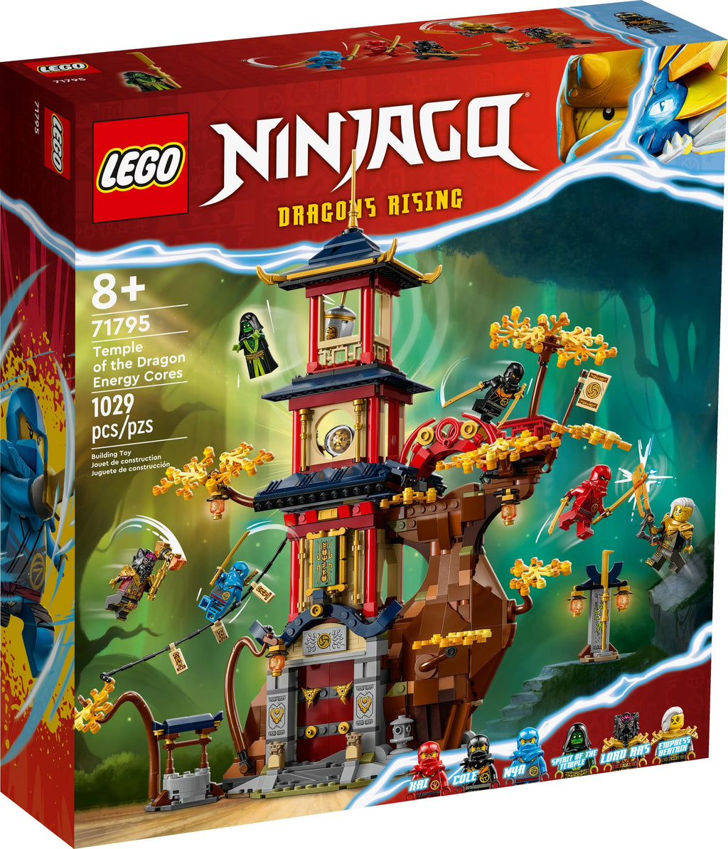 NINJAGO Temple of the Dragon Energy Cores Building Toy with 6 Minifigures O545