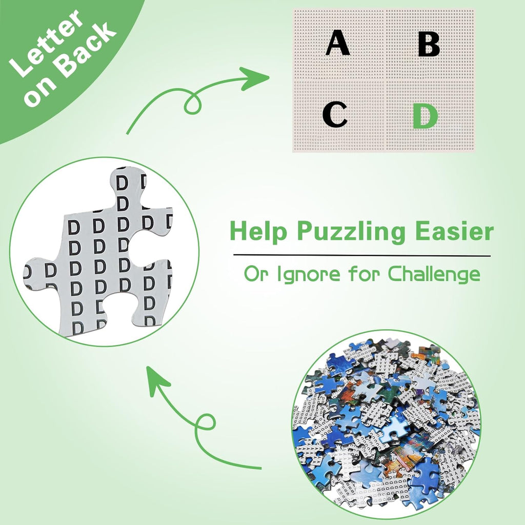 Jigsaw Puzzles for Adults 1000 Pieces, Panda Design, Home Decor Gift T85481