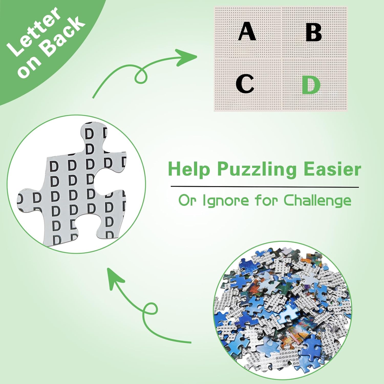 Jigsaw Puzzles for Adults 1000 Pieces, Panda Design, Home Decor Gift T85481
