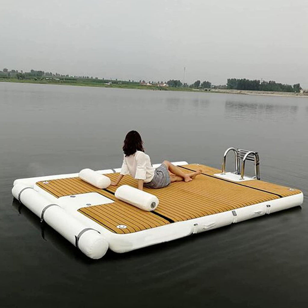 Inflatable Floating Island Lake Mat for Pool & Beach B6402