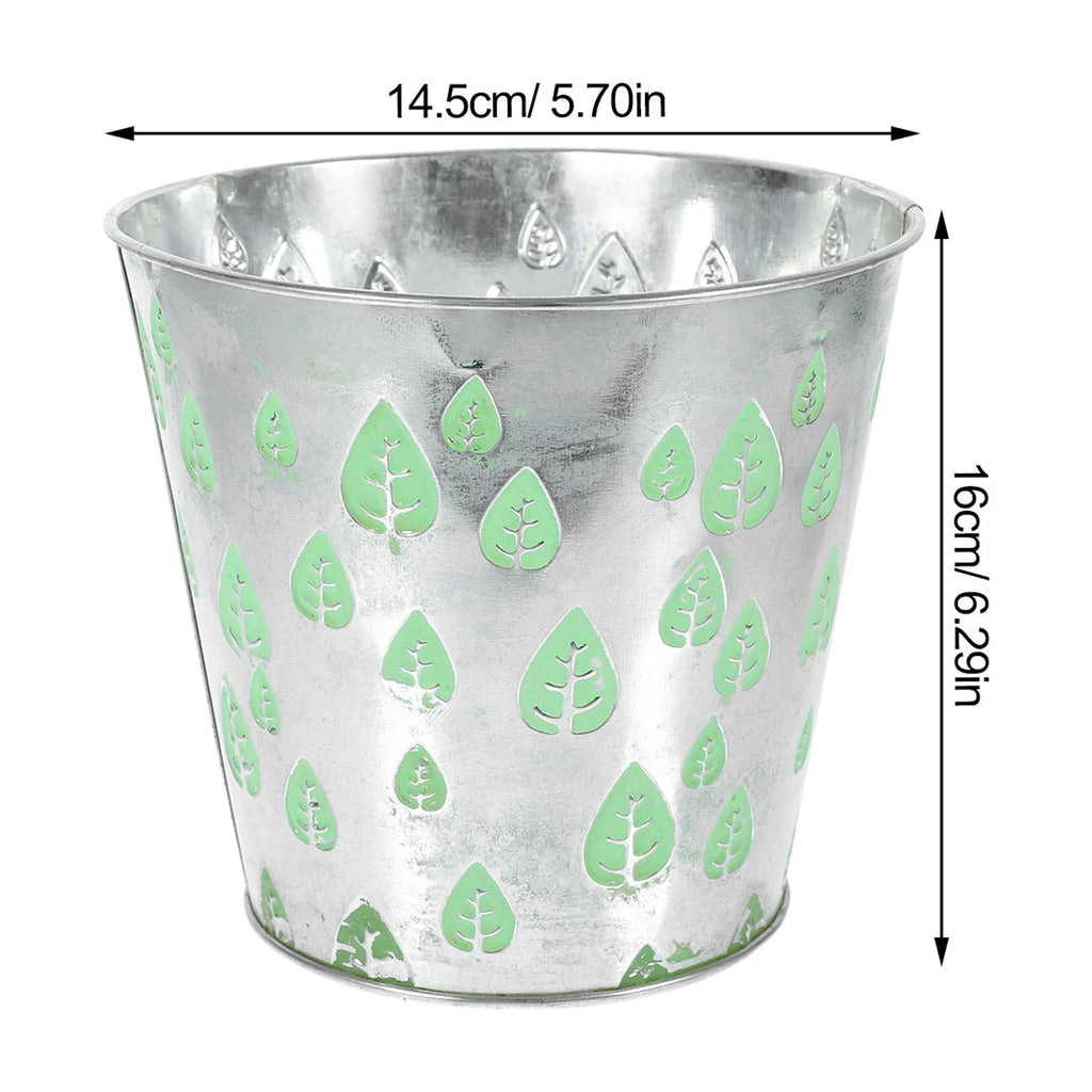 Tall Plant Stand Flower Preservation Container Light Green J4469