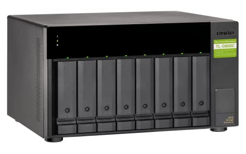 8 Bay Desktop JBOD Storage Enclosure with USB 3.2 Gen 2 Type-C D121