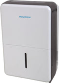 Keystone Energy Star 50-Pint Portable Dehumidifier for Basement, Garage, Living Room, and Extra Large Rooms up to 4,500 Sq.Ft., Quiet Dehumidifier for Home with Auto-Shutoff, Timer, and LED Display