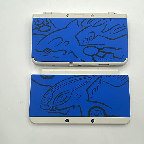 New 3DS Replacement Front Faceplate Back Plates Shell Housing Cover Clear Blue Red I283801