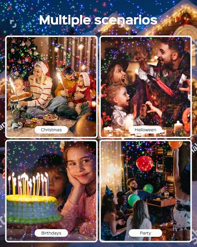 Christmas Projector Lights Outdoor with Remote Control, 1-Pack T114