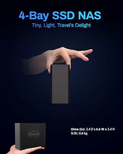 4-Bay SSD NAS Server, Quad-Core CPU, 8GB DDR5 RAM, 5GbE Port N174435