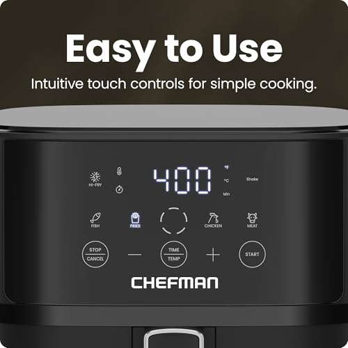 Air Fryer 6 QT Compact with Touchscreen and Nonstick Basket P678