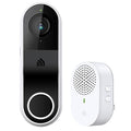 Kasa Smart Video Doorbell Camera Hardwired w/ Chime, 2K Resolution, Always-on Power, Night Vision, 2-Way Audio, Real-Time Notification, Cloud & SD Card Storage, Works w/ Alexa & Google Home (KD110)