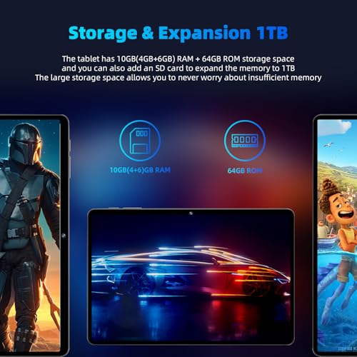 10 inch Android Tablet with Octa Core CPU, 1280x800 HD IPS Display J40918