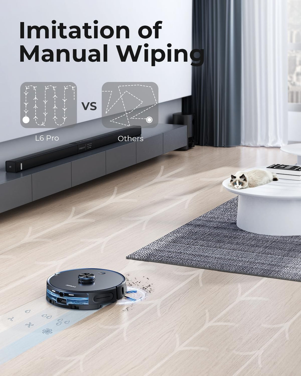 Robot Vacuum and Mop Combo, 3 in 1 with Self Emptying Station, Lidar Navigation, App Control C962358
