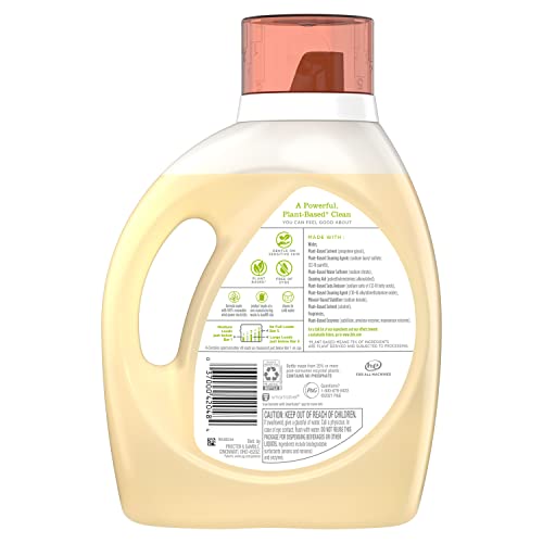 Plant-based liquid laundry detergent, honey lavender, 32 loads D4840