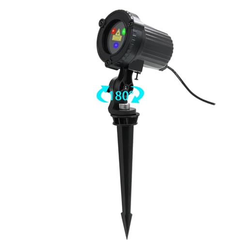 Christmas Laser Lights Outdoor Garden Projector with Moving RGB Waterproof U91188