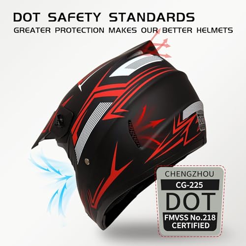 Kids Motocross Helmet with Goggles Gloves & Mask, Full Face DOT Certified O61794