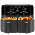 6 Quart Dual Basket Air Fryer with Digital Touchscreen P315