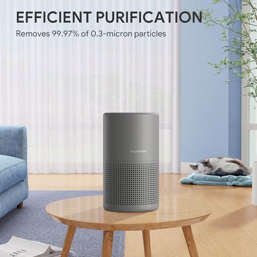H13 True HEPA Air Purifier for Bedroom, Quiet with Night Light V933