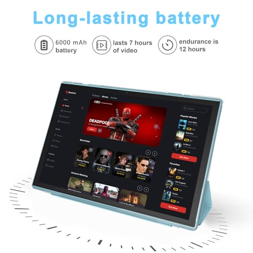 Tablet 10 Inch with Keyboard, Mouse, Case, Stylus, 8GB RAM 64GB ROM N8168