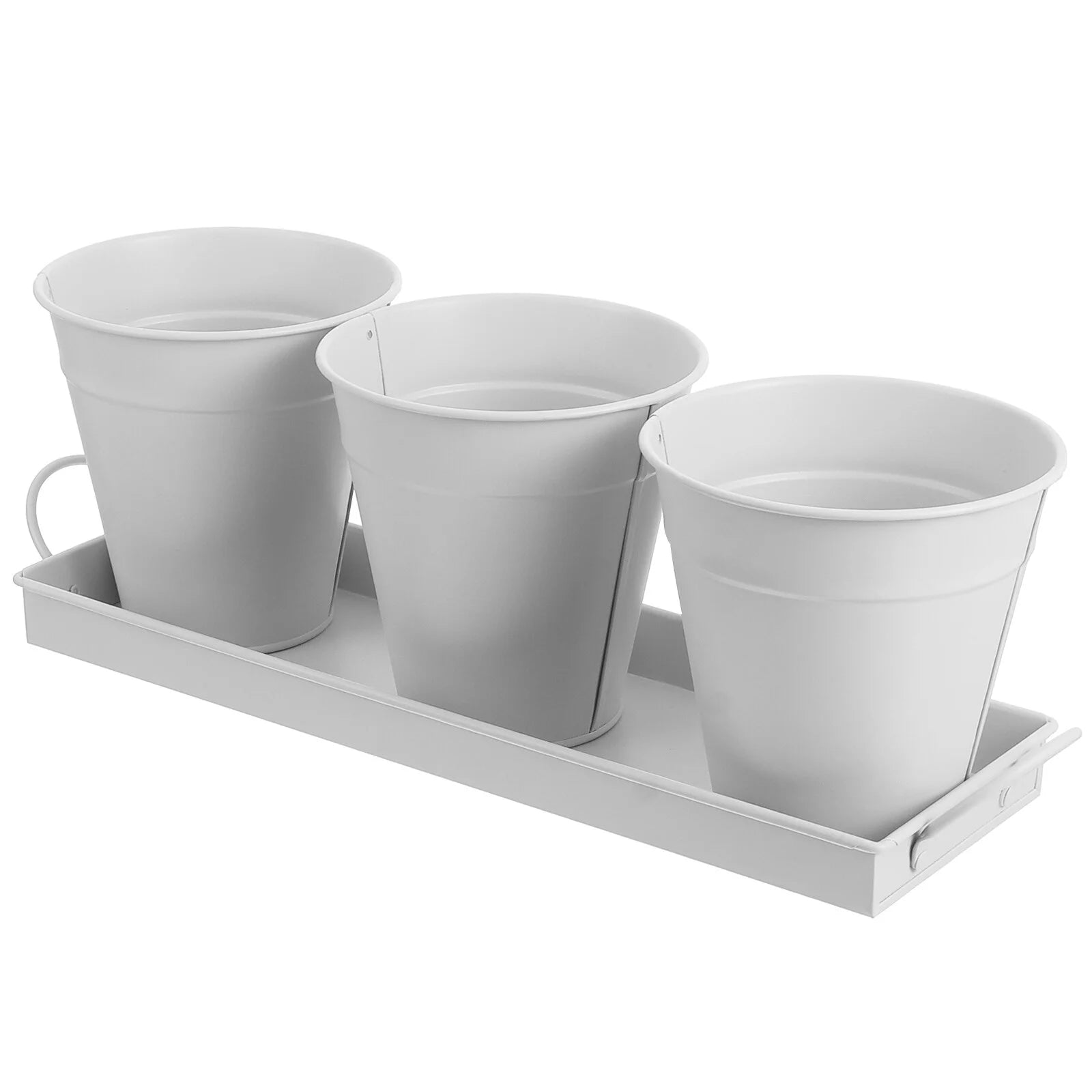 9 pcs Garden Flower Pot with Tray E203332