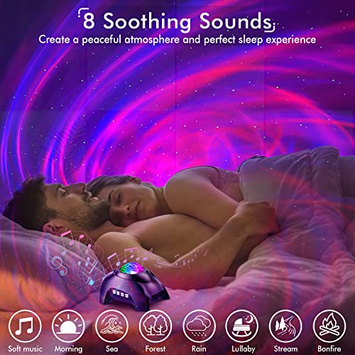 Galaxy Projector with Bluetooth Speaker and White Noise for Bedroom P99664