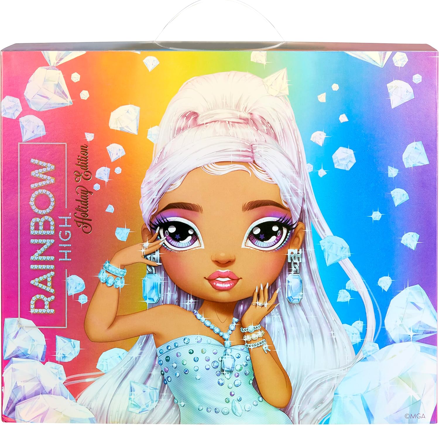 Rainbow High Doll with Multicolor Hair and Iridescent Gown O5195