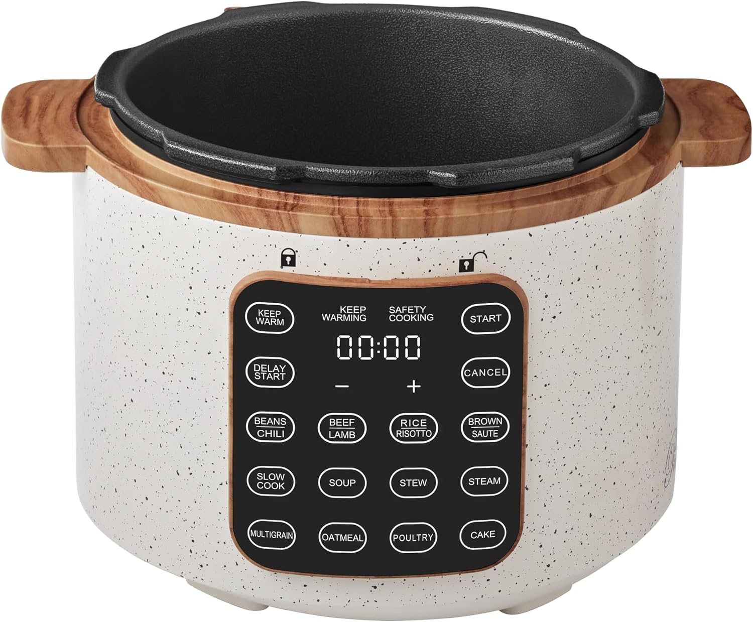 6 Qt Pressure Cooker with Touch Control Display, Multi-Function 7 in 1 P691