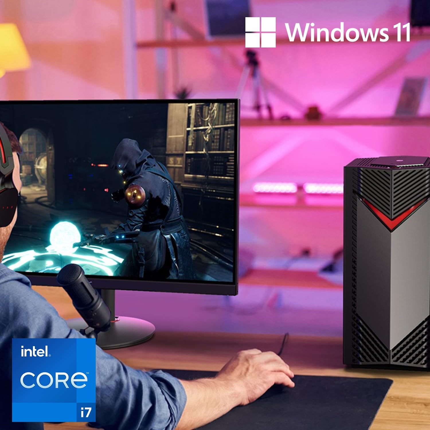 Gaming Desktop with Intel Core i7 and RTX 4060 Y6066