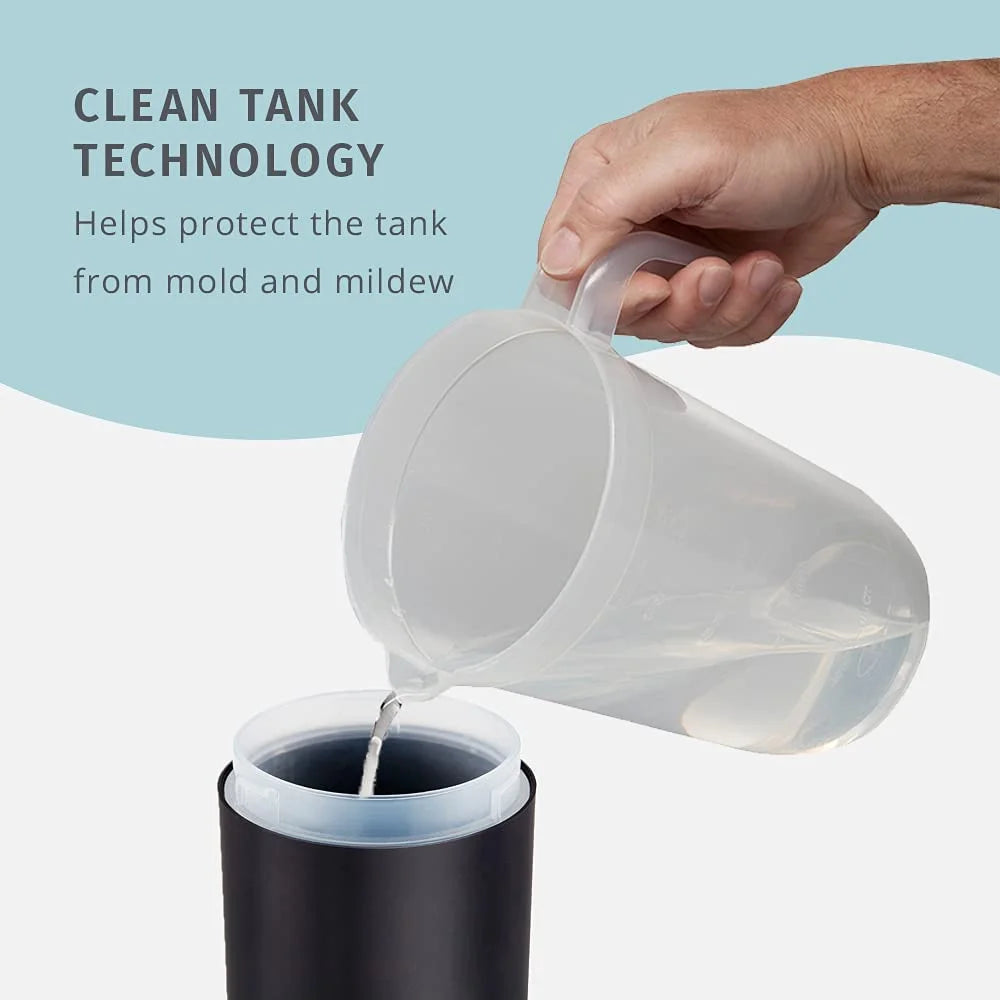 Portable Ultrasonic Humidifier, Cordless, Desktop, Travel, 10-Hour Runtime, Quiet Cool Mist E2684