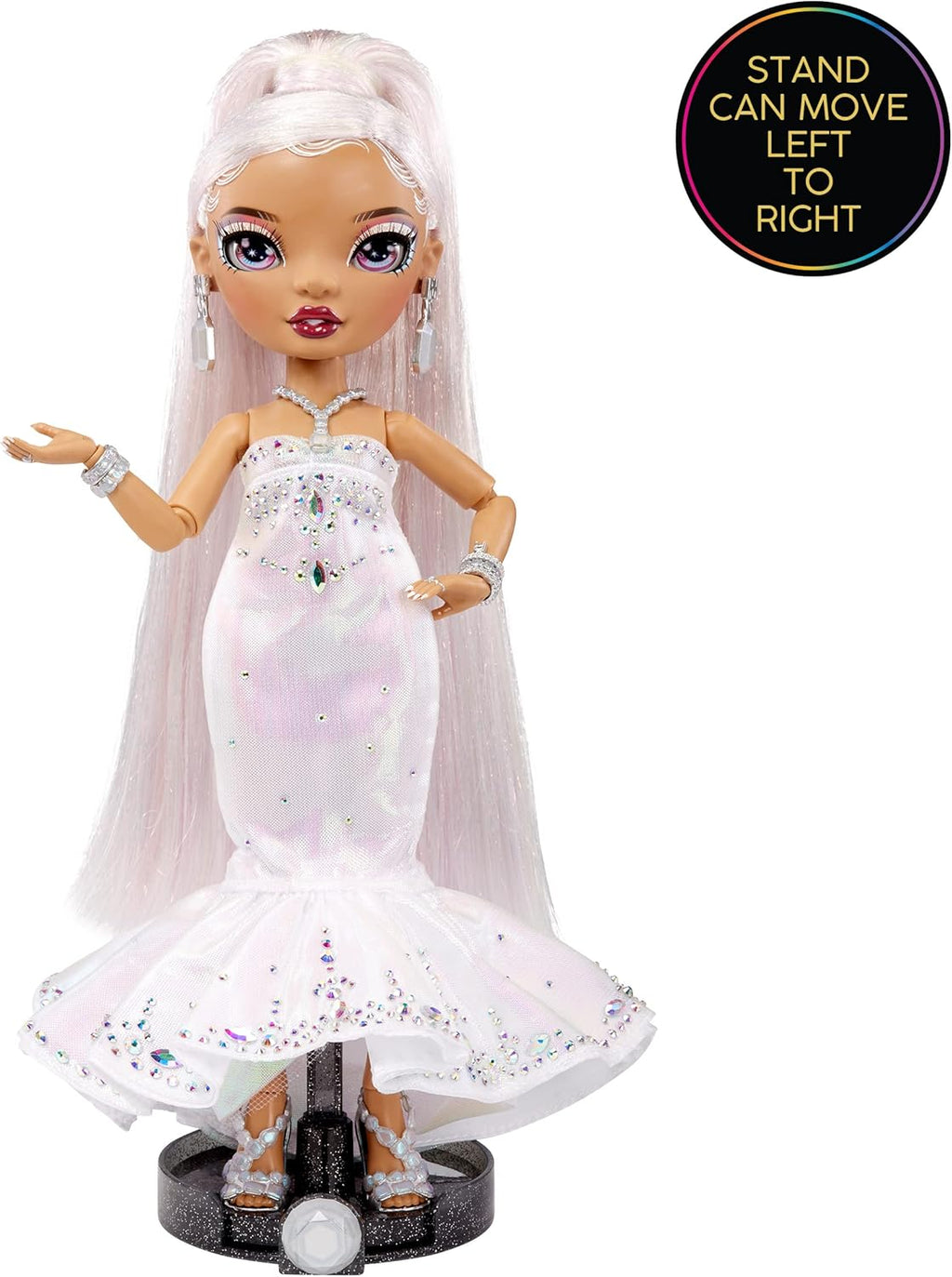 Rainbow High Doll with Multicolor Hair and Iridescent Gown O5195