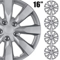 BDK 16" Premium Automotive Wheel Rim Cover Hub Caps OEM Style Replacement Snap on Car, Truck, SUV - Set (Full 4-Pack)