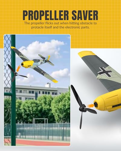 RC Plane 3 Channel Remote Control Airplane Fighter Toy, 2.4GHz 6-axis Gyro, Easy to Fly for Adults Kids Beginners B2466