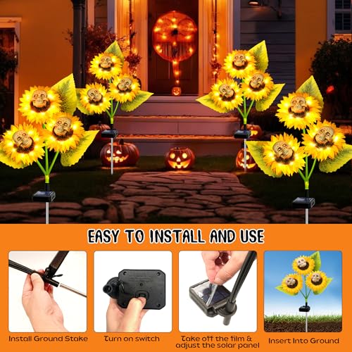Outdoor Solar Christmas Decorations, 180 LED Candy Cane Lights, 8 Modes, Waterproof G88930