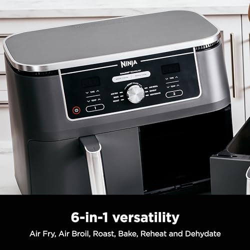 10QT 6-in-1 DualZone Air Fryer with 2 Independent Baskets B40403