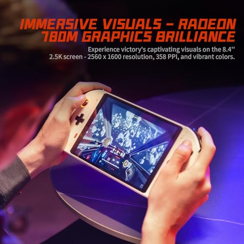Handheld Console PC with 2K 8.4" Touchscreen and Detachable Controller T39709