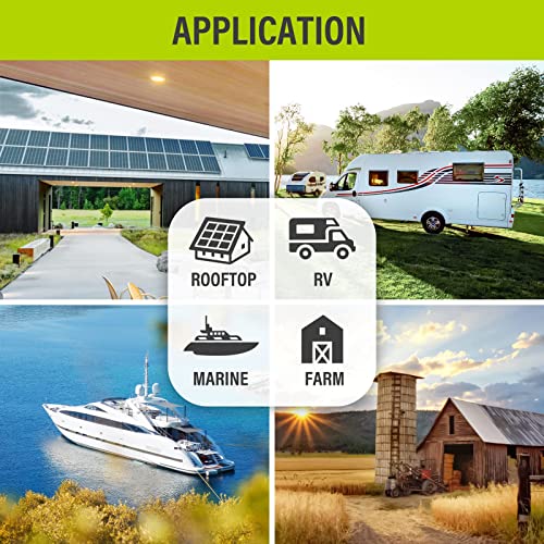 100W 12V Monocrystalline Solar Panel for RV Marine Boat Off Grid B953
