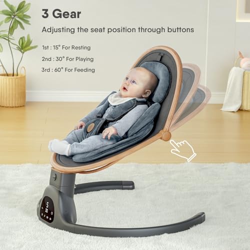 Baby Swing for Infants with Music, Remote Control, 3 Seat Positions G691671