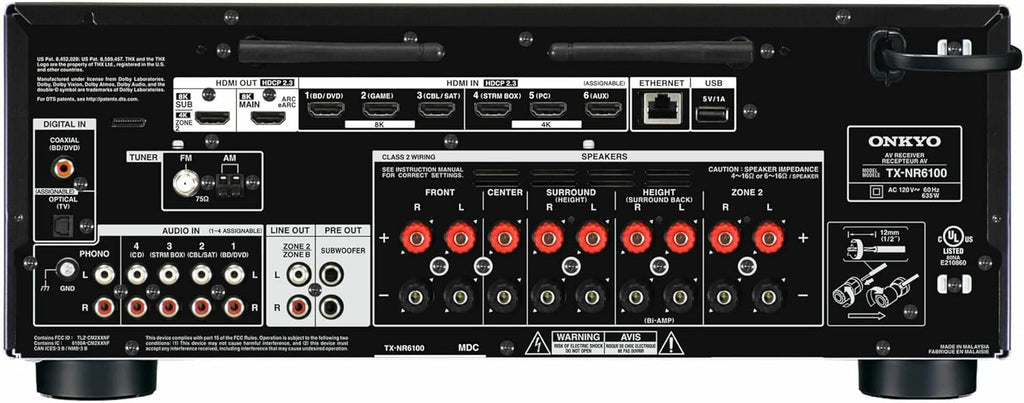 7.2 Channel Network AV Receiver with HDMI Cable G298