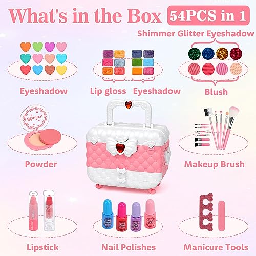 Washable Makeup Kit for Girls Pretend Play Toys N720659