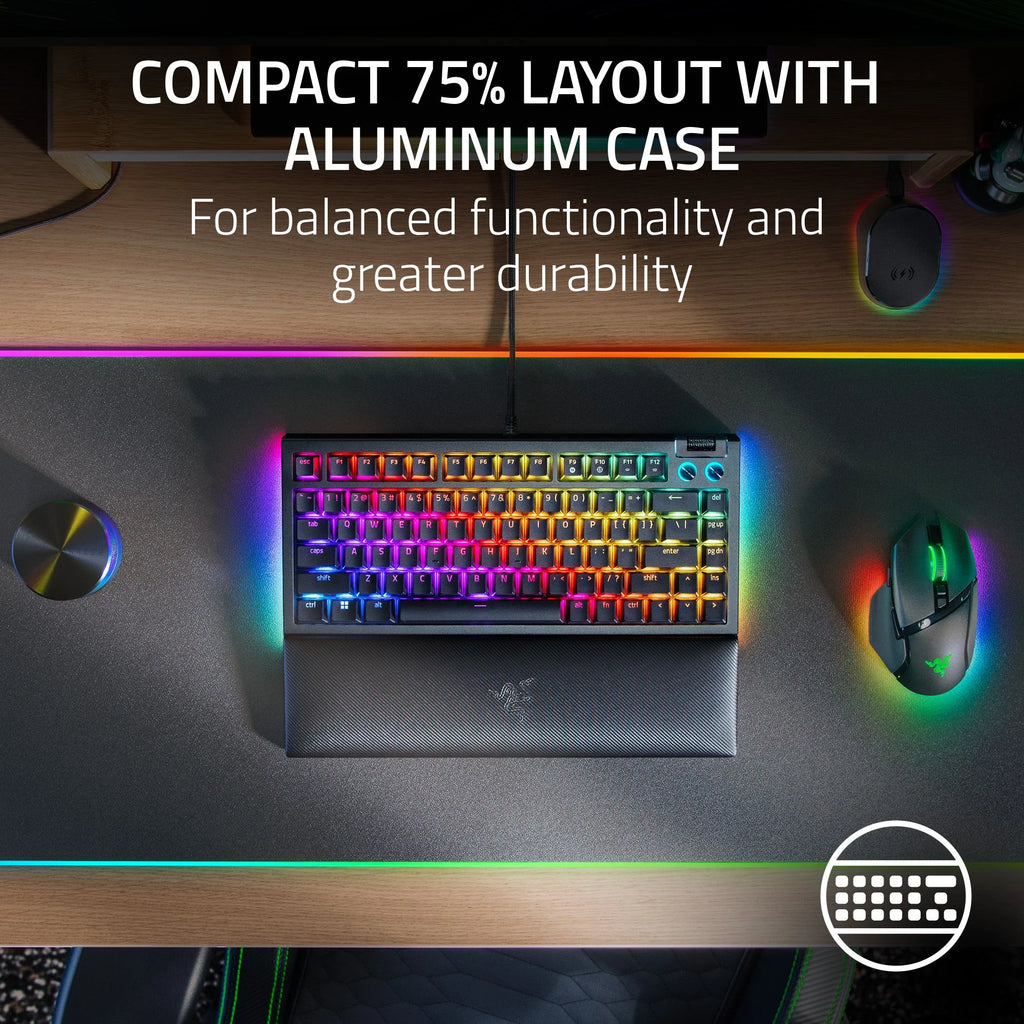 75% Hot-Swappable Mechanical Gaming Keyboard, RGB M24882