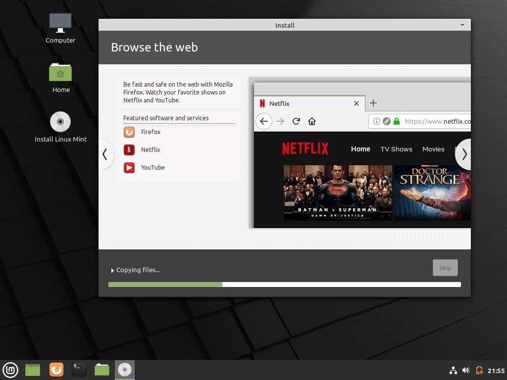 Linux Mint 21 Cinnamon USB 64bit D83937