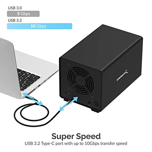 USB 3.2 5-Bay SATA Hard Drive Docking Station with USB-C 10Gbps A4585