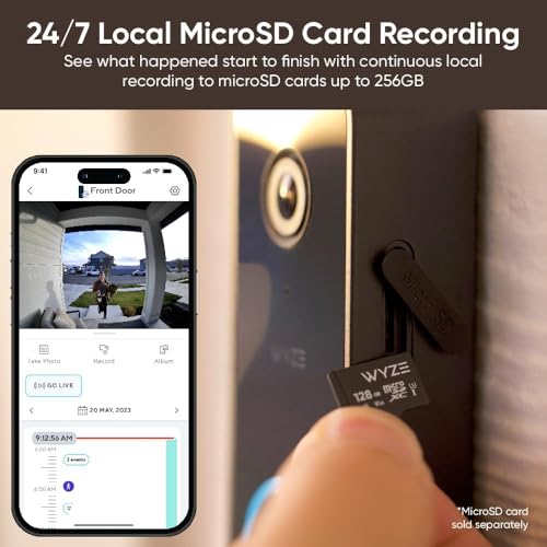 Video Doorbell v2, 2K Video, Two-Way Audio, Weatherproof S925