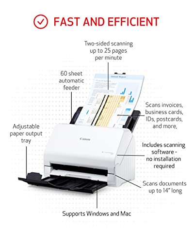 Office Document Scanner with Auto Document Feeder and Duplex Scanning E72366