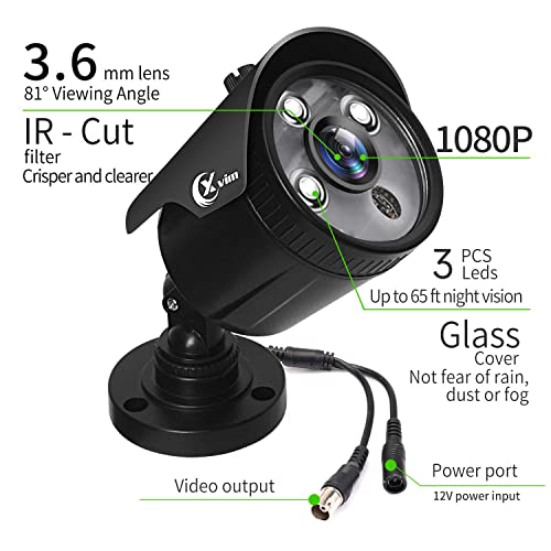 8CH 1080P Home Security Camera System with 1TB Hard Drive, Night Vision, Remote Access L947