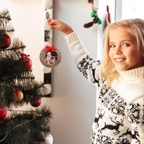 24 Pcs Christmas Photo Ornament Frames for Baby First Christmas Tree Keepsake K3591