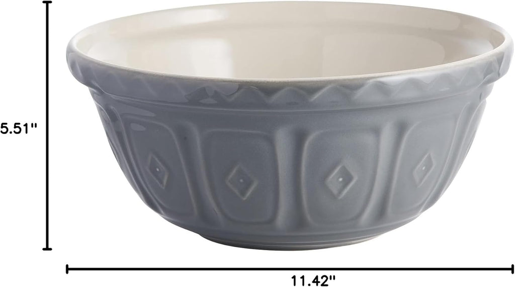 Grey Mixing Bowl 29cm H405